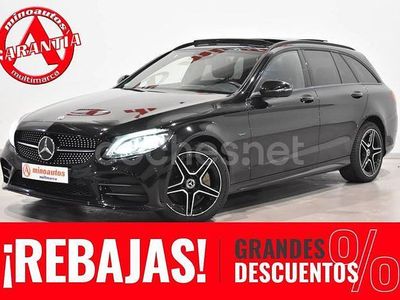 Negro Usado 2020 Mercedes C300e AMG line Familiar | 29.890 € (Un poco caro)