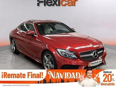 Rojo Usado 2018 Mercedes C220 Coupe | 24.490 € (Buen precio)