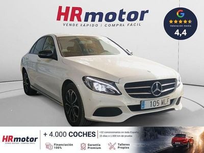 Usado Mercedes C200 136 CV (100 kW) 2018 Blanco Berlina