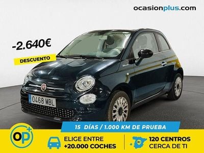 Usado Fiat 500 Dolcevita 70 CV (51 kW) 2022 Azul Descapotable