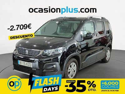 Usado Peugeot Rifter Allure 130 CV (95 kW) 2019 Negro Monovolumen