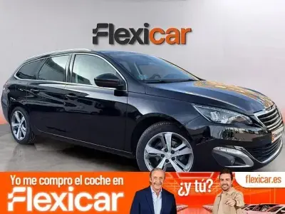 Usado Peugeot 308 SW Active 130 CV (95 kW) 2017 Negro Familiar