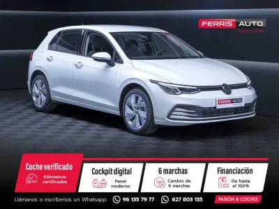 Usado VW Golf VIII Life 116 CV (85 kW) 2021 Blanco Berlina