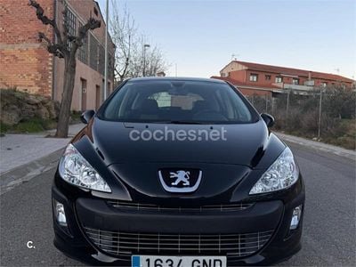 Usado Peugeot 308 Sport 136 CV (100 kW) 2009 Negro Berlina