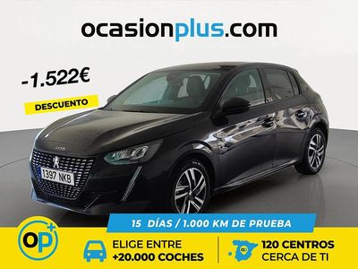 Usado Peugeot 208 Allure 100 CV (73 kW) 2023 Negro Utilitario