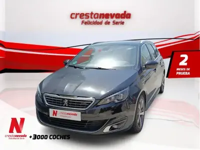Usado Peugeot 308 SW GT-line 131 CV (96 kW) 2017 Negro Familiar