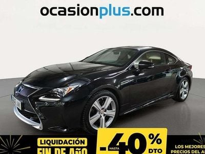 Negro Usado 2016 Lexus RC300h Executive Line Coupe | 23.690 € (Precio justo)