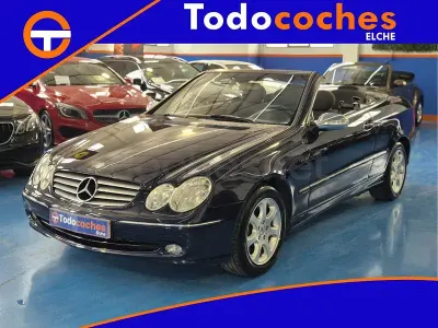Usado Mercedes CLK200 Elegance 163 CV (119 kW) 2005 Azul Coupe