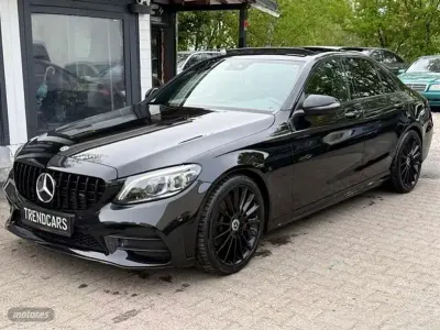 Usado Mercedes C180 156 CV (114 kW) 2019 Negro Berlina