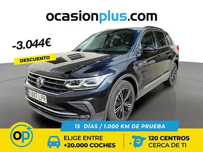 Negro Usado 2021 VW Tiguan Life SUV | 22.490 € (Buen precio)