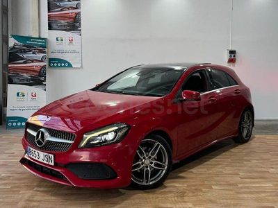Usado Mercedes A200 AMG line 136 CV (100 kW) 2016 Rojo Berlina