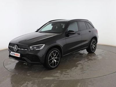 Usado Mercedes GLC300e AMG line 306 CV (225 kW) 2020 Gris SUV