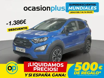 Usado Ford Ecosport Active 125 CV (91 kW) 2022 Azul SUV