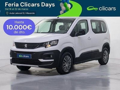 Usado Peugeot Rifter Business-Line 100 CV (73 kW) 2022 Negro Monovolumen