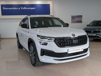Usado Skoda Kodiaq SportLine 150 CV (110 kW) 2021 Blanco SUV