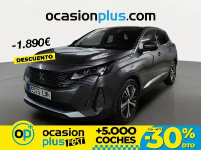 Usado Peugeot 3008 Allure 225 CV (165 kW) 2021 Gris SUV