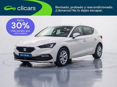Usado Seat Leon Style 115 CV (84 kW) 2021 Blanco Berlina