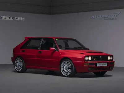 Usado Lancia Delta 200 CV (147 kW) 1992 Rojo Utilitario