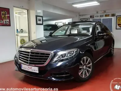 Usado Mercedes S350 258 CV (189 kW) 2014 Azul Berlina