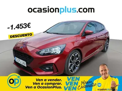 Usado Ford Focus ST-Line 125 CV (91 kW) 2020 Rojo Utilitario