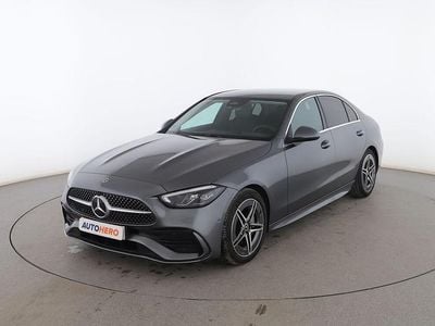 Usado Mercedes C200 AMG line 204 CV (150 kW) 2021 Gris Berlina