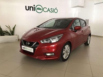 Usado Nissan Micra N-Connecta 101 CV (74 kW) 2019 Rojo Utilitario