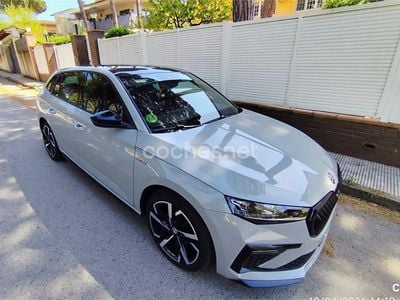Usado Skoda Scala Monte Carlo 150 CV (110 kW) 2024 Gris / plata Utilitario