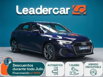 Usado Audi A3 Sportback S-Line 204 CV (150 kW) 2021 Azul Utilitario