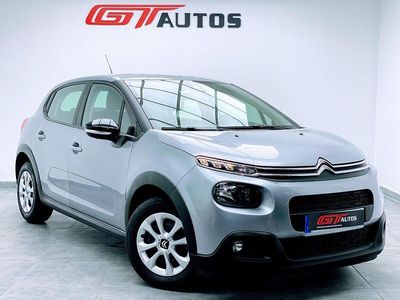 Usado Citroën C3 Feel 75 CV (55 kW) 2018 Gris Utilitario