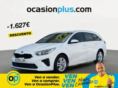 Usado Kia Ceed 120 CV (88 kW) 2021 Blanco Utilitario