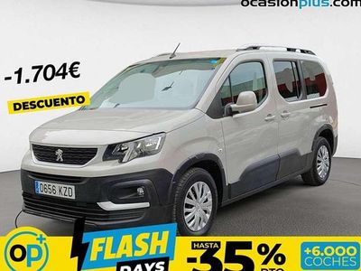 Usado Peugeot Rifter Active 131 CV (96 kW) 2019 Gris Monovolumen