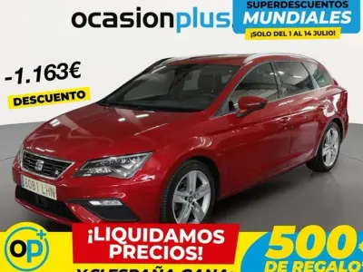 Usado Seat Leon ST FR 150 CV (110 kW) 2020 Rojo Familiar