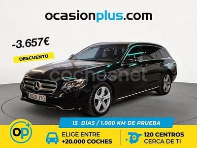 Negro Usado 2017 Mercedes E220 Familiar | 21.843 € (Super precio)