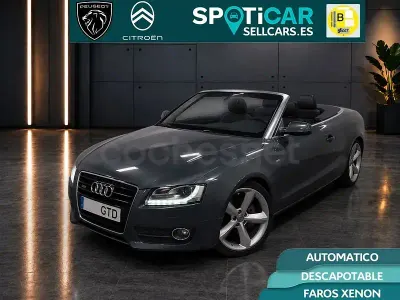 Usado Audi A5 Cabriolet S-Line 240 CV (176 kW) 2010 Gris / plata Descapotable