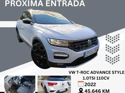 Usado VW T-Roc Advance 110 CV (80 kW) 2022 Blanco SUV