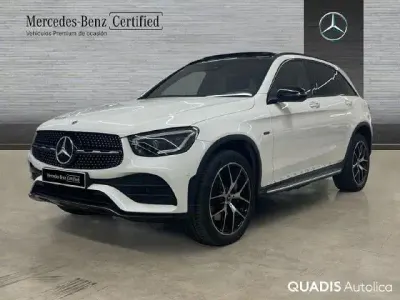Usado Mercedes GLC300de 306 CV (225 kW) 2021 Blanco polar