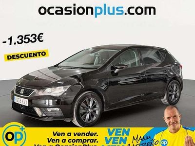 Usado Seat Leon Style 131 CV (96 kW) 2019 Negro Utilitario