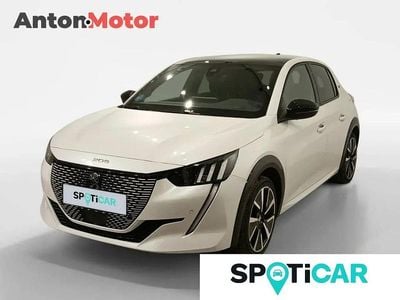 Begagnad Peugeot e-208 GT-line 100 kW (136 HK) 2020 Vit Halvkombi
