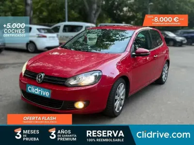 Usado VW Golf VI GT 140 CV (102 kW) 2010 Rojo Utilitario