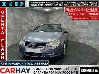 Usado VW Eos 140 CV (102 kW) 2010 Gris Descapotable