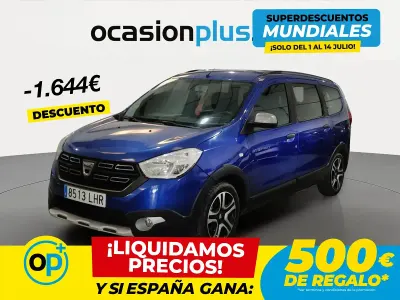 Usado Dacia Lodgy 130 CV (95 kW) 2020 Azul Monovolumen