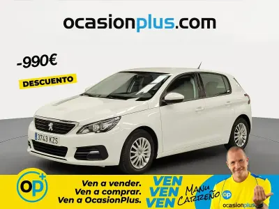 Usado Peugeot 308 Access 110 CV (80 kW) 2019 Blanco Berlina