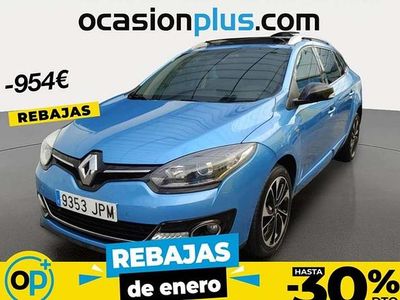 Usado Renault Mégane GrandTour Bose Edition 132 CV (97 kW) 2016 Azul Familiar
