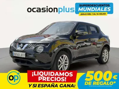 Usado Nissan Juke Acenta 110 CV (80 kW) 2015 Negro SUV