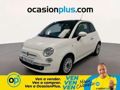 Usado Fiat 500 Lounge 69 CV (50 kW) 2012 Blanco Utilitario