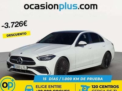 Usado Mercedes C220 200 CV (147 kW) 2022 Blanco Berlina