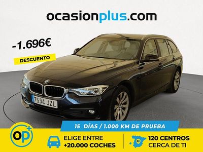 Usado BMW 318 150 CV (110 kW) 2017 Azul Familiar