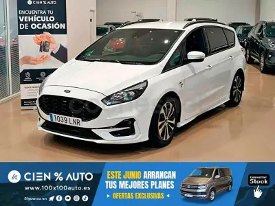 Usado Ford S-MAX ST-Line 150 CV (110 kW) 2021 Blanco Monovolumen