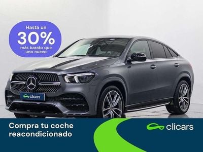 Usado Mercedes GLE400 330 CV (242 kW) 2020 Plateado Coupe