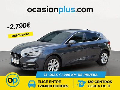Usado Seat Leon Style 116 CV (85 kW) 2025 Gris Berlina